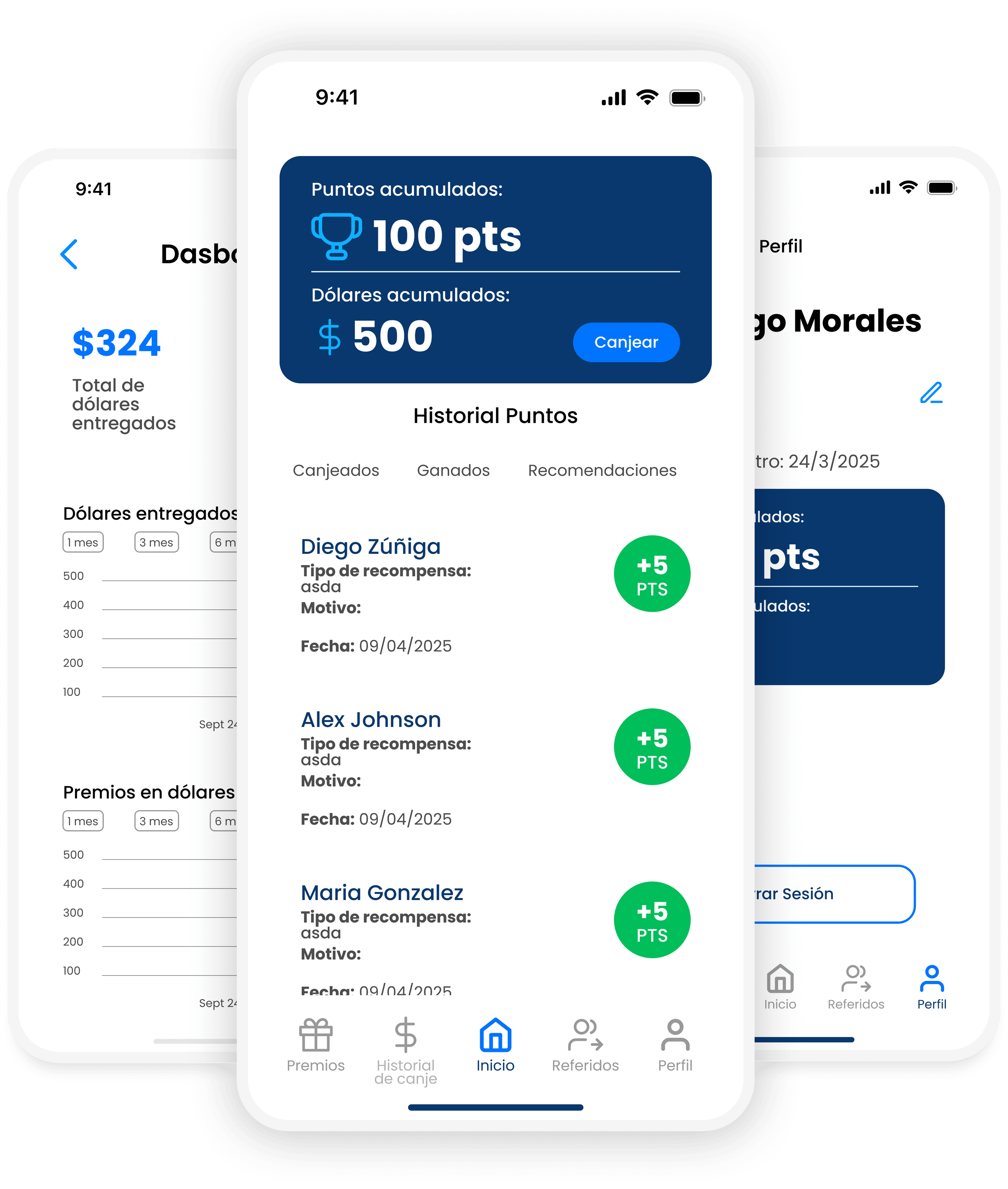 Mockups de desarrollo web y aplicaciones móviles